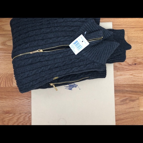 SOLD - Ralph Lauren Zip Sweater - Picture 5 of 5